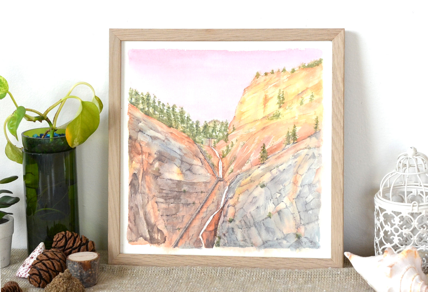 Seven Falls | 10"x10" Original