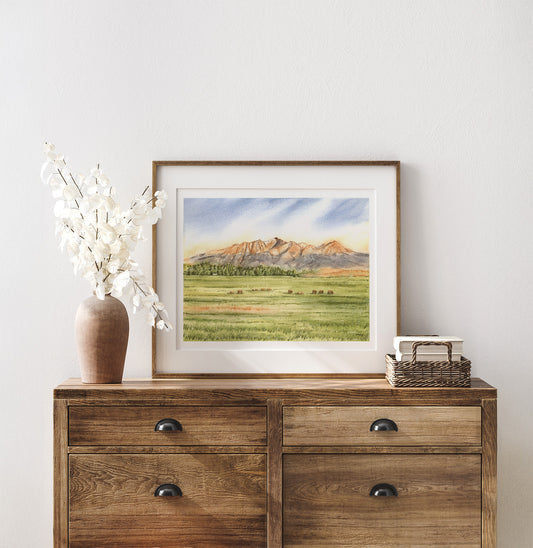 Blanca Peak Art Print | Colorado Fourteeners