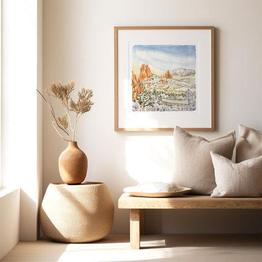 Central Garden | Garden of the Gods | Colorado Springs | Art Print