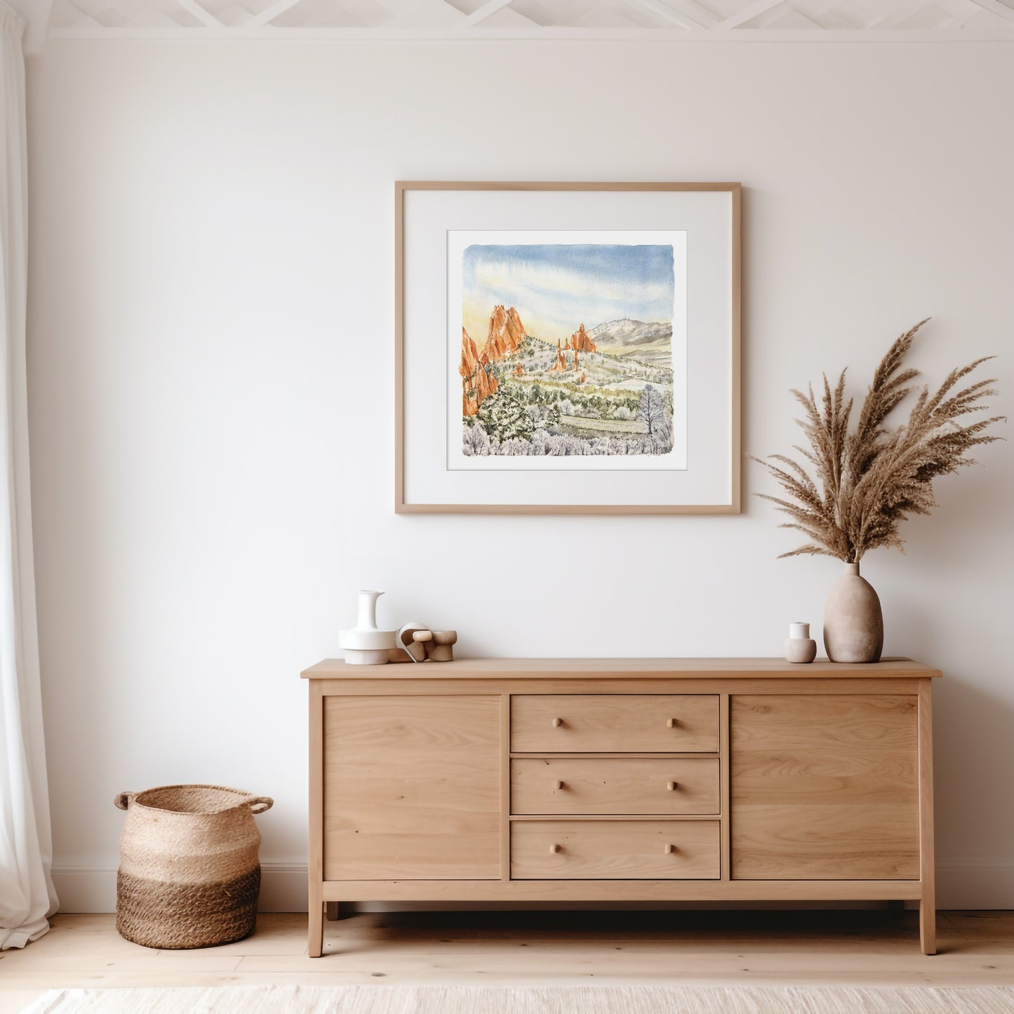 Central Garden | Garden of the Gods | Art Print