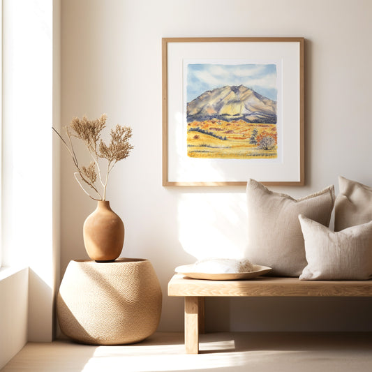 Cheyenne Mountain in Autumn | Colorado Springs | Art Print