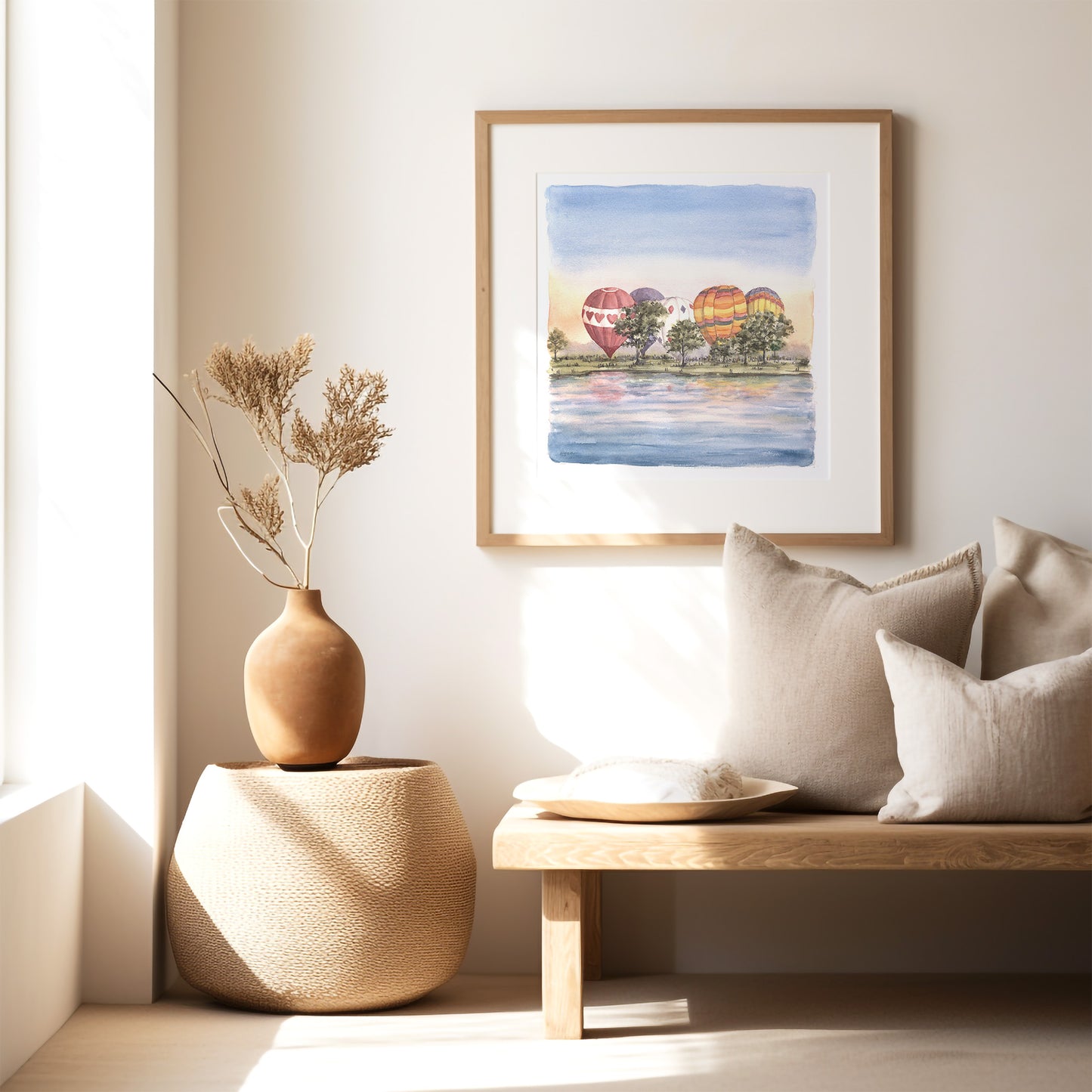 Memorial Park Ballon Lift Off | Art Print
