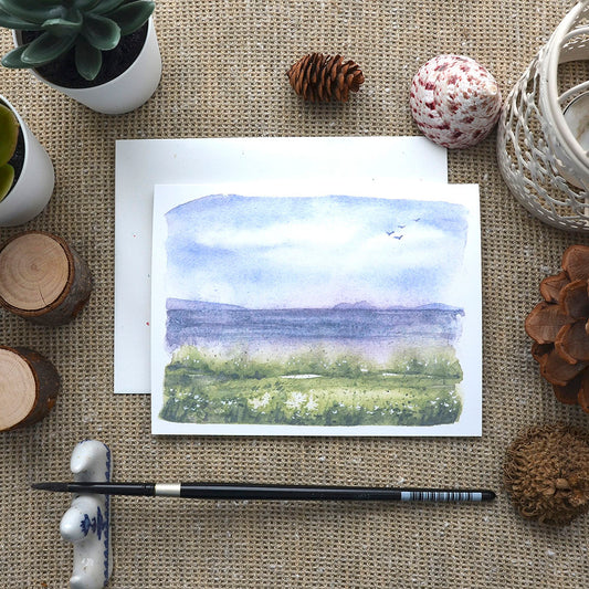 Abstract Landscape 06 | Mixed Greeting Card Set of 4