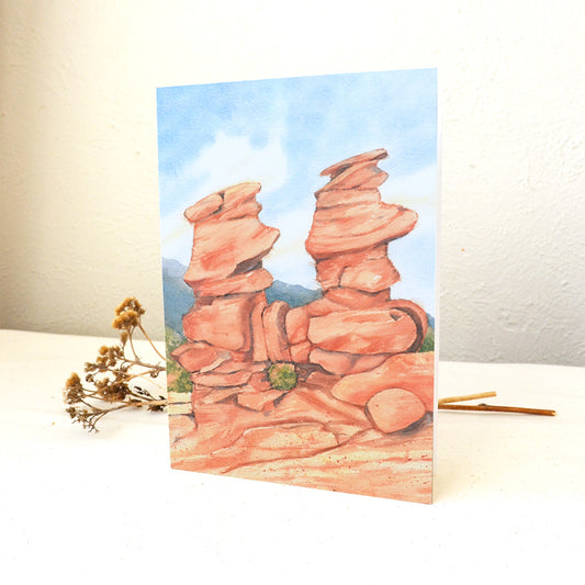 Siamese Twins | Greeting Card