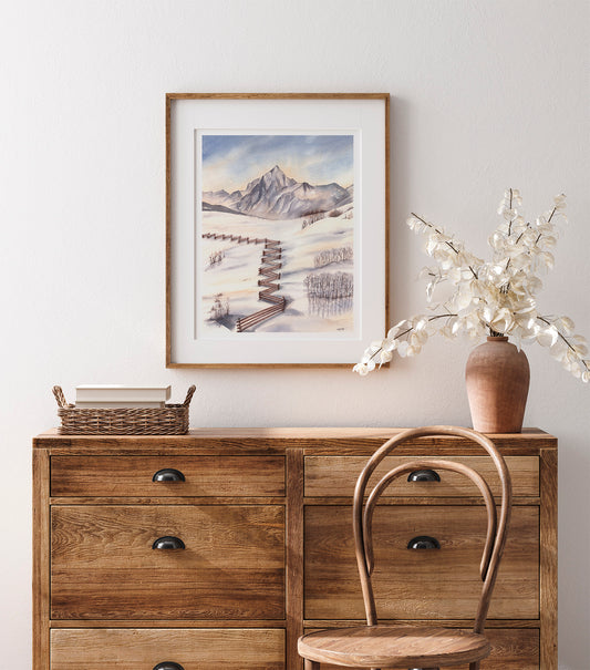 Mount Sneffels Art Print | Colorado Fourteeners