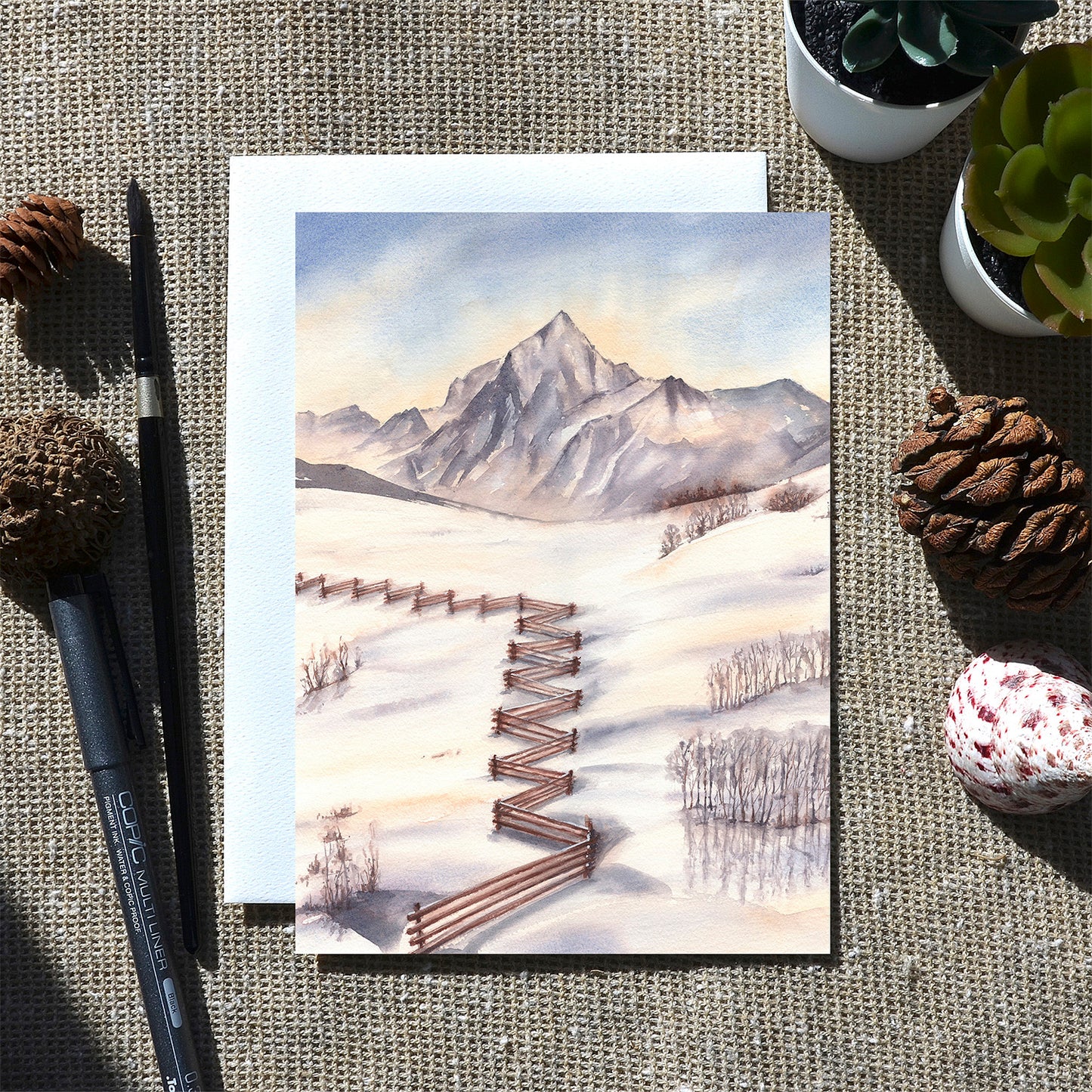 Mount Sneffels | Colorado 14ners | Greeting Card