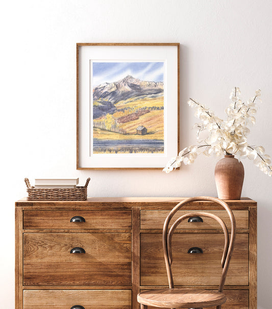 Wilson Peak Art Print | Colorado Fourteeners