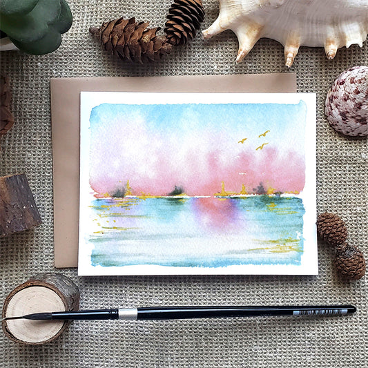 Abstract Landscape 02 | Mixed Greeting Card Set or 4