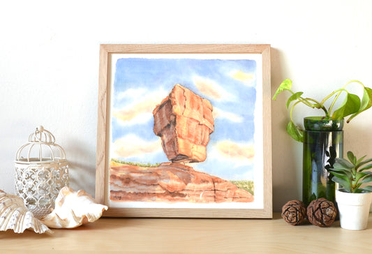 Balanced Rock | 10"x10" Original