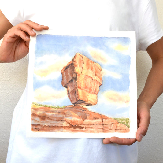 Balanced Rock | 10"x10" Original