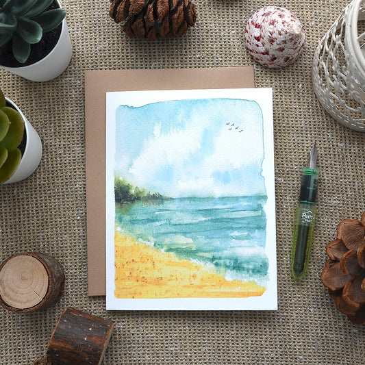 Abstract Landscape 05 | Mixed Greeting Card Set of 4