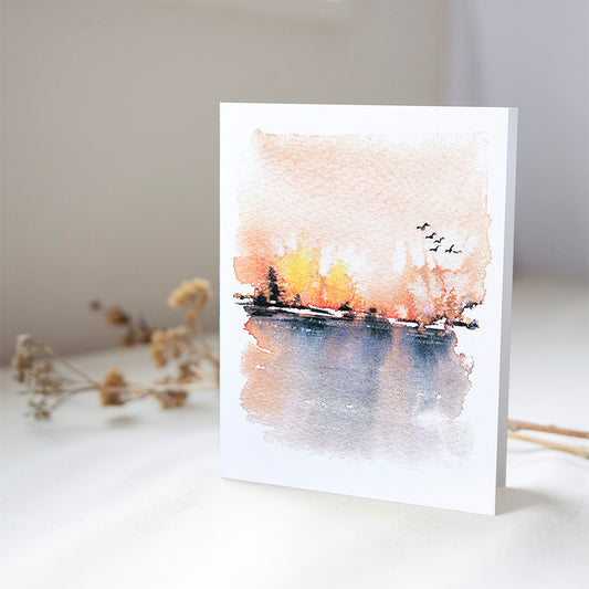 Dawn at the Beach | Greeting Card