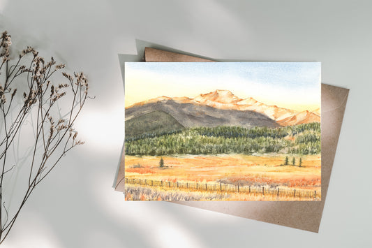 Longs Peak | Colorado 14ners | Greeting Card