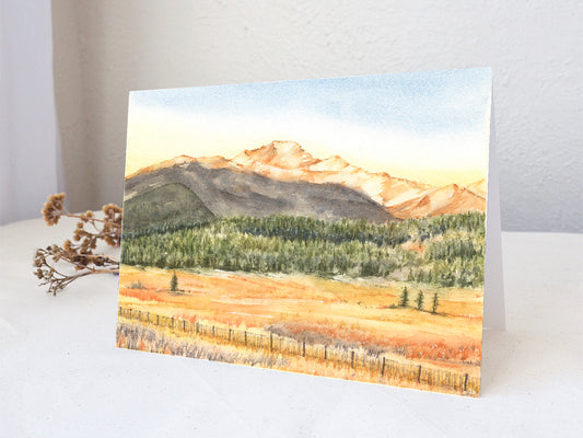 Longs Peak | Colorado 14ners | Greeting Card