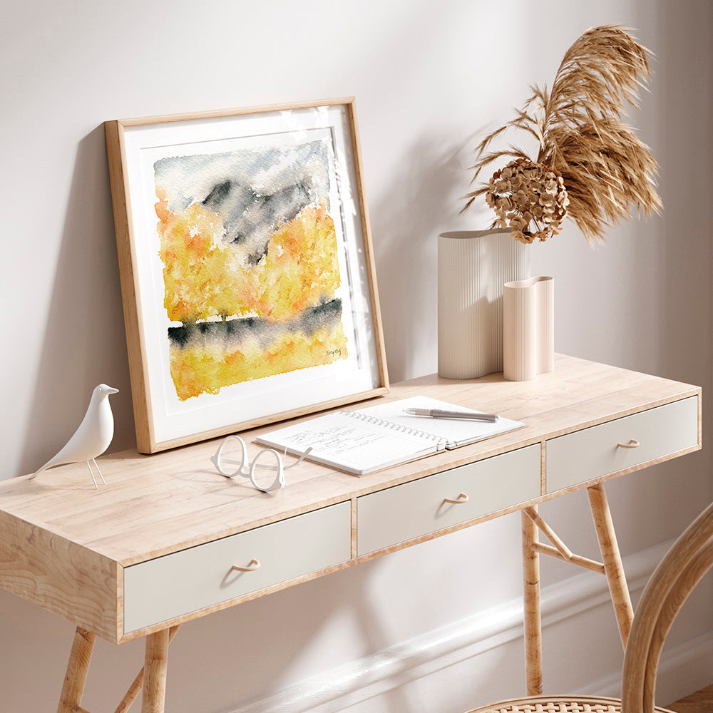 Mountains in the Fall | Art Print