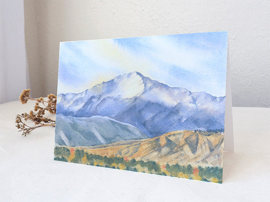 Pikes Peak in the Fall | Greeting Card
