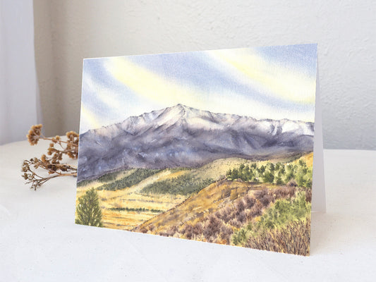 Pikes Peak | Colorado 14ners | Greeting Card