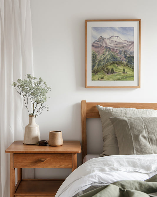 Snowmass Mountain Art Print | Colorado Fourteeners
