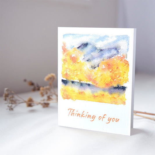 Mountains in the Fall | Thinking of You | Greeting Card