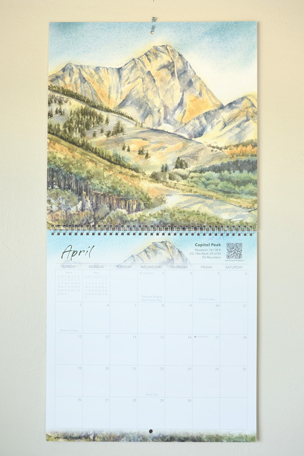 2026 Wall Calendar | Colorado 14ers | The Mountains Sing for Joy