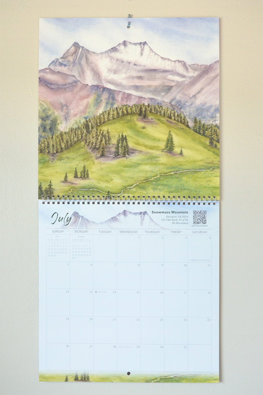 2026 Wall Calendar | Colorado 14ers | The Mountains Sing for Joy