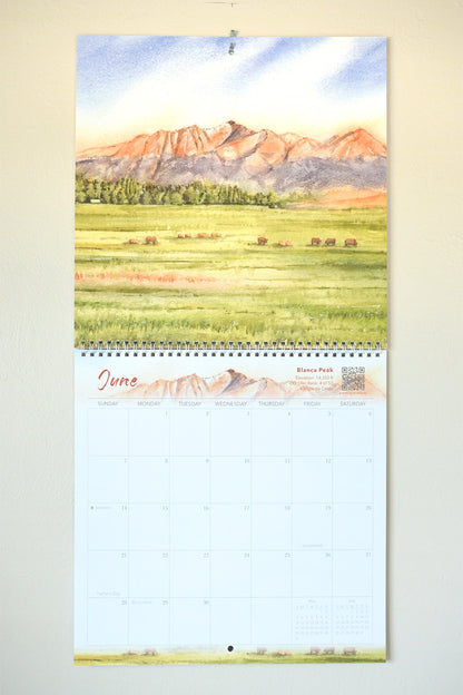 2026 Wall Calendar | Colorado 14ers | The Mountains Sing for Joy