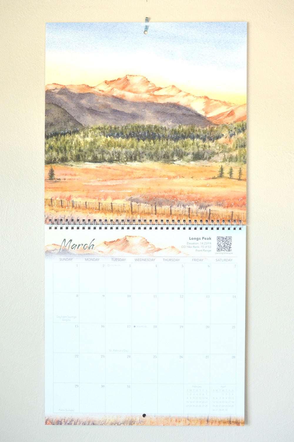 2026 Wall Calendar | Colorado 14ers | The Mountains Sing for Joy
