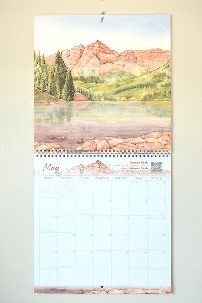 2026 Wall Calendar | Colorado 14ers | The Mountains Sing for Joy