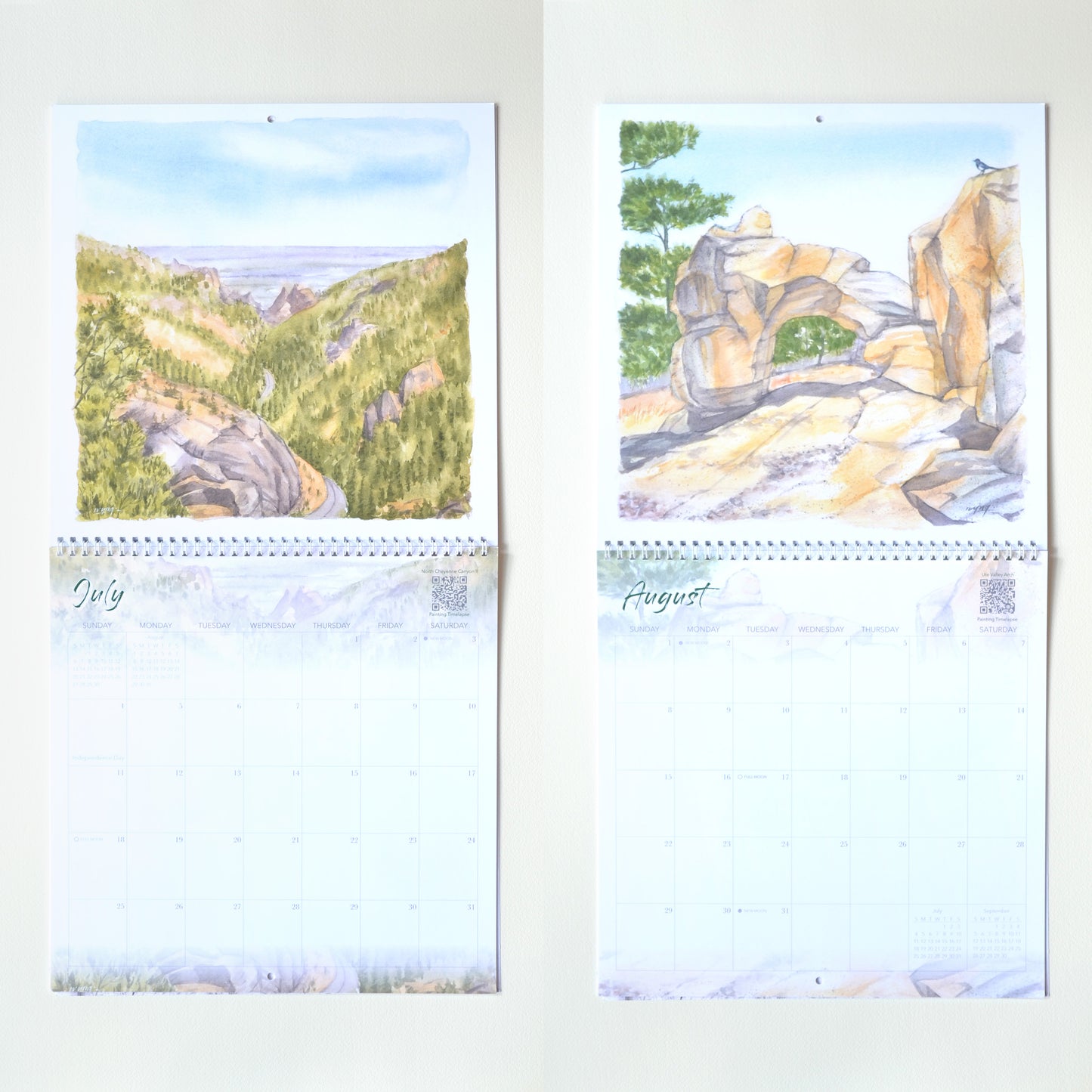 2027 Wall Calendar | Colorado Springs The Great Outdoors | Pre-Order Ship in August