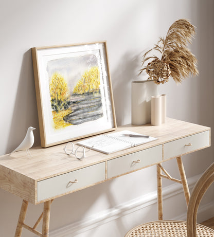 Arkansas River in the Fall | Art Print