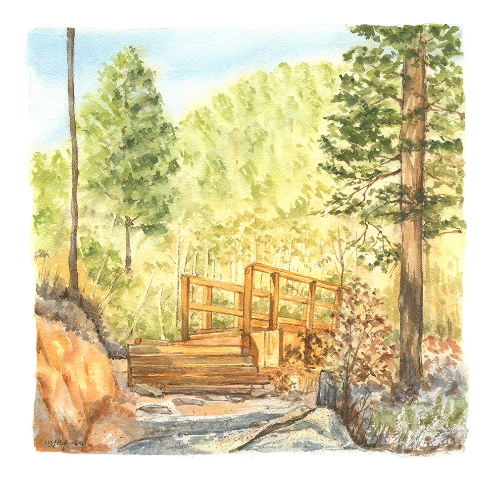 Seven Bridges |  10"x10" Original