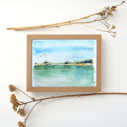 Abstract Landscape 23 | Mixed Greeting Card Set of 8