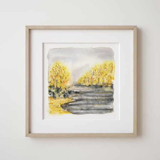 Arkansas River in the Fall | Art Print
