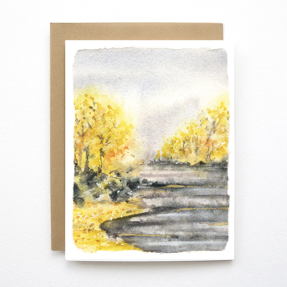Arkansas River in the Fall | Greeting Card