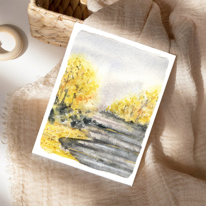 Arkansas River in the Fall | Greeting Card