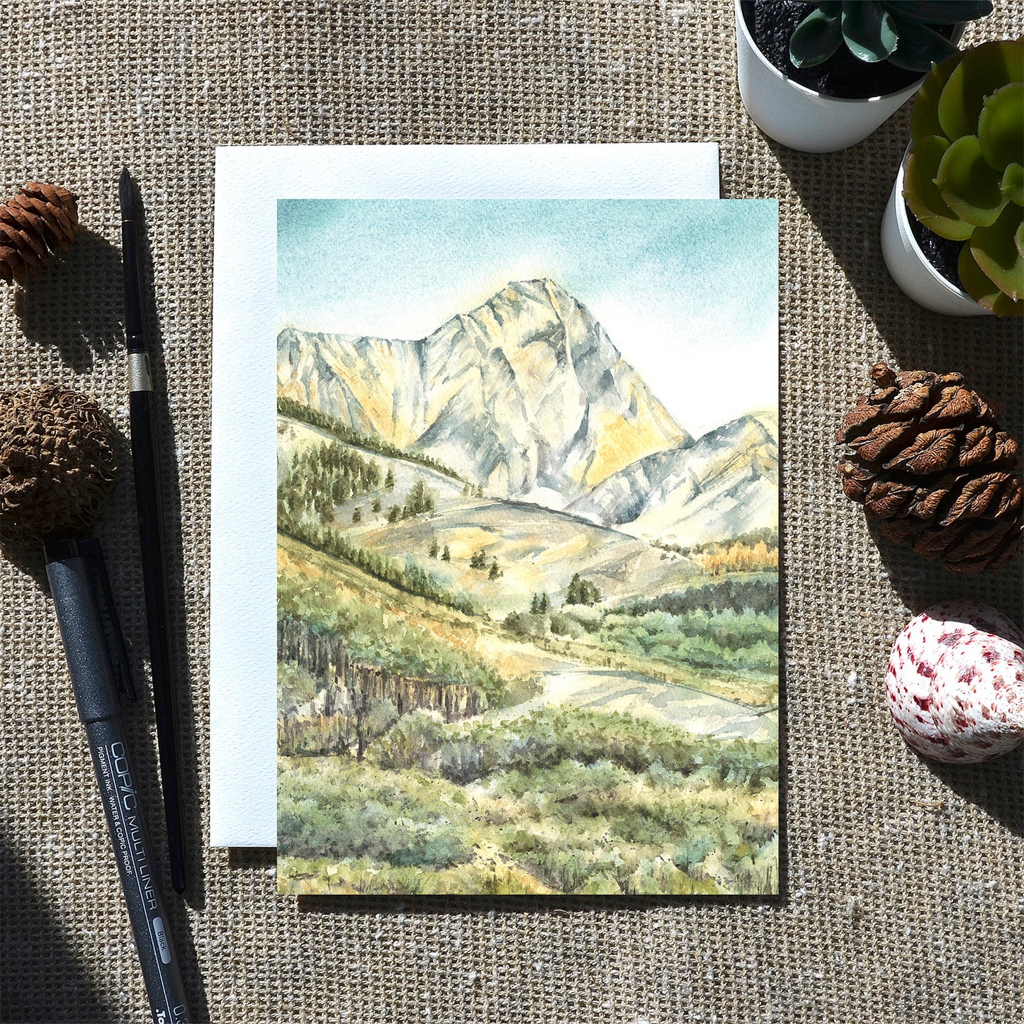 Capitol Peak | Colorado 14ners | Greeting Card