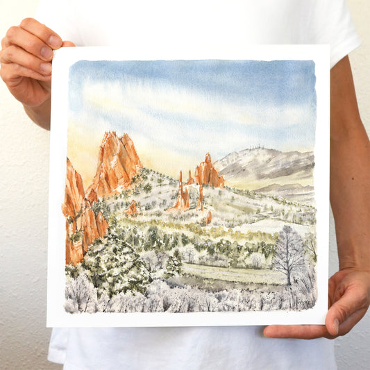 Central Garden | Garden of the Gods | Colorado Springs | Art Print