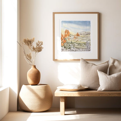 Central Garden | Garden of the Gods | Art Print