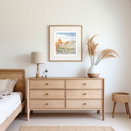 Central Garden | Garden of the Gods | Art Print