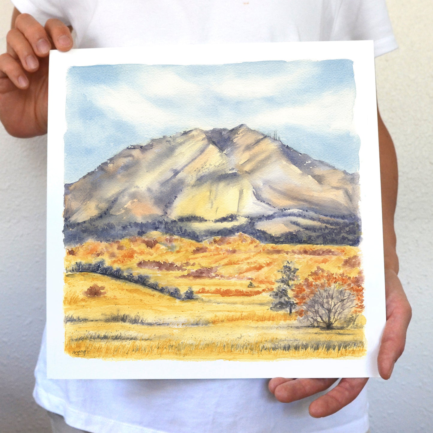 Cheyenne Mountain in Autumn | Colorado Springs | Art Print