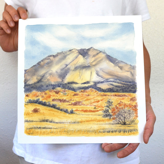 Cheyenne Mountain in Autumn | Colorado Springs | Art Print
