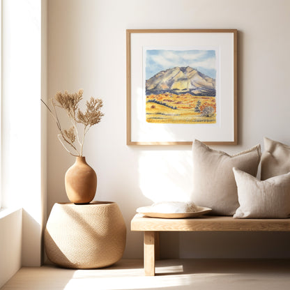 Cheyenne Mountain in Autumn | Colorado Springs | Art Print