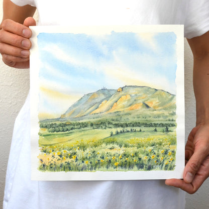 Cheyenne Mountain |  10"x10" Original