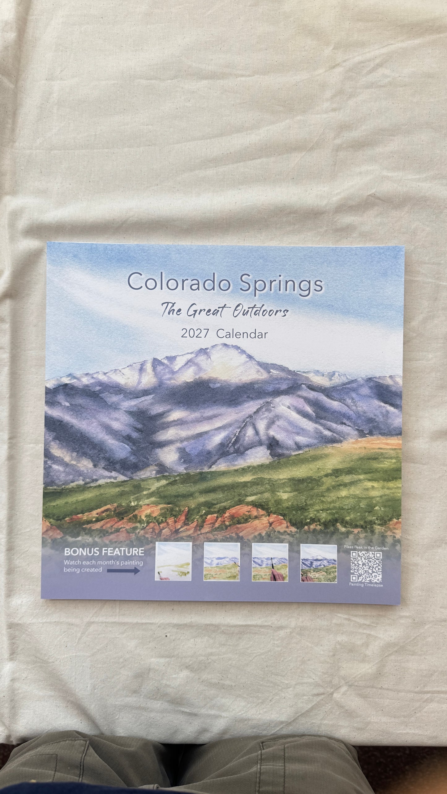 2027 Wall Calendar | Colorado Springs The Great Outdoors | Pre-Order Ship in August