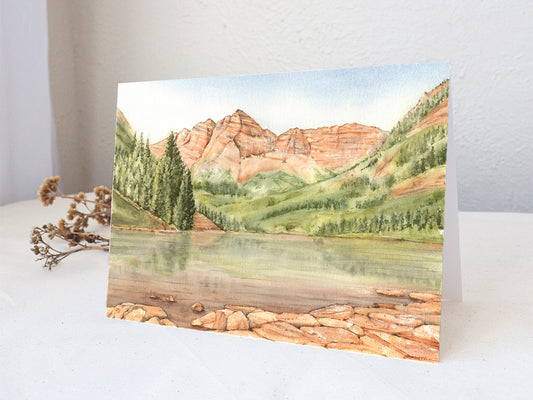 Maroon Bells | Colorado 14ners | Greeting Card