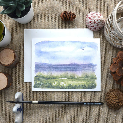 Abstract Landscape 06 | Mixed Greeting Card Set of 4