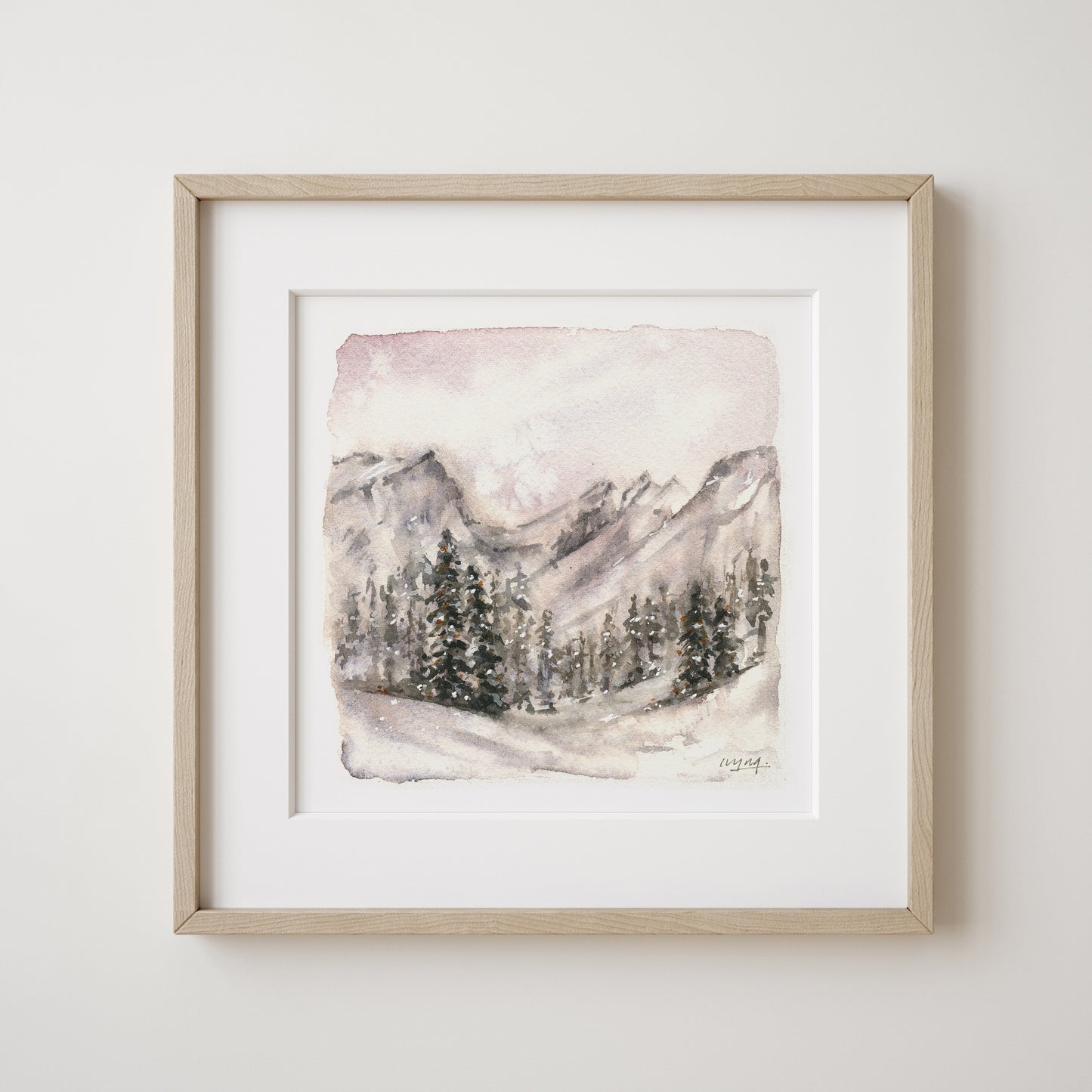 Winter Snow at Rocky Mountain National Park | Art Print