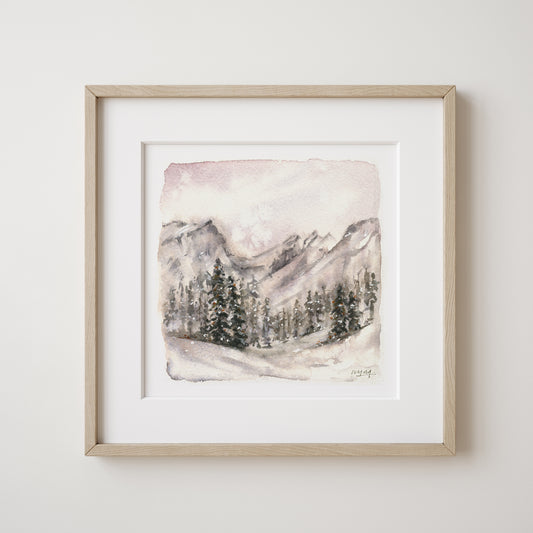 Winter Snow at Rocky Mountain National Park | Art Print