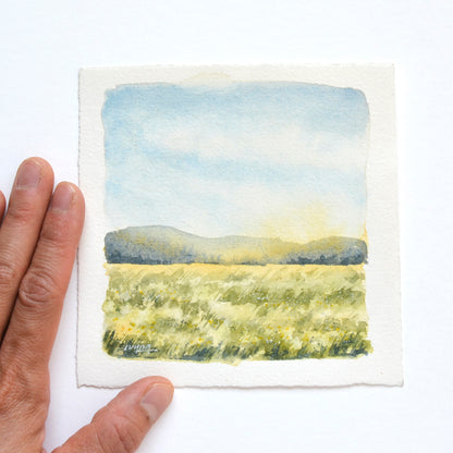 Spring Meadow | 5"x 5" Original