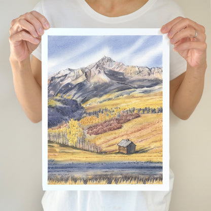 Wilson Peak Art Print | Colorado Fourteeners